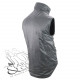 Gilet hiver doublé polaire gris
