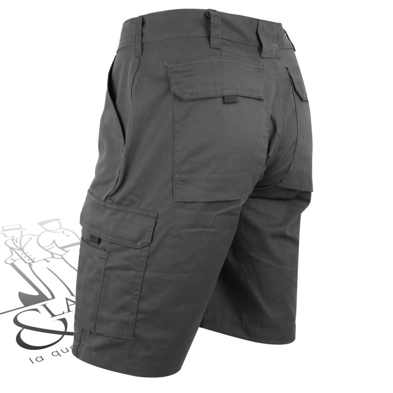 Short de travail service + gris