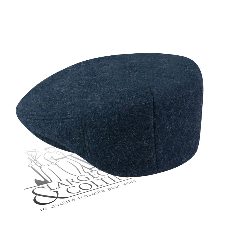 Casquette en laine de Burel le Laboureur MARINE