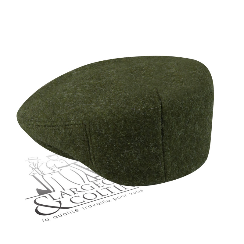 Casquette en laine de Burel le Laboureur VERT