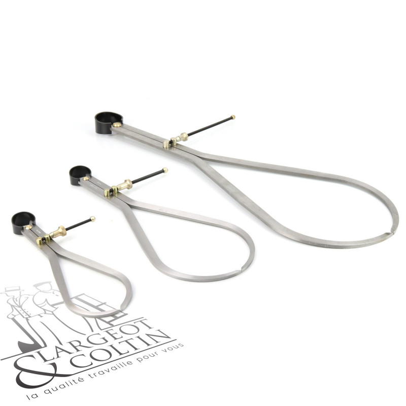 Compas d'épaisseur à ressort en acier pro