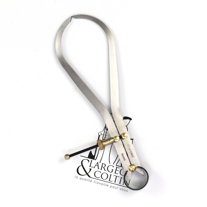 Compas d'épaisseur à ressort en acier pro