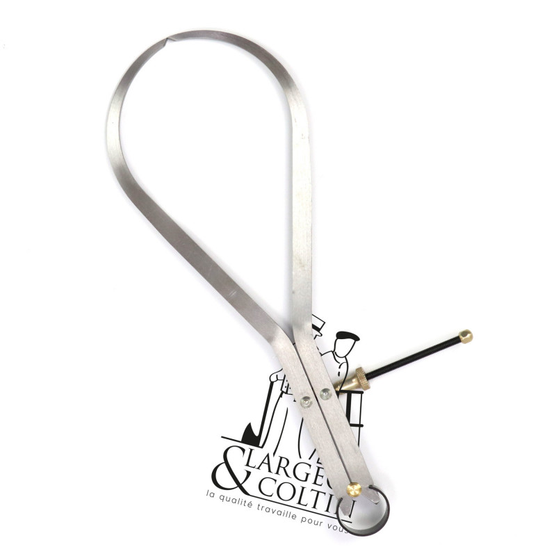 Compas d'épaisseur à ressort en acier pro