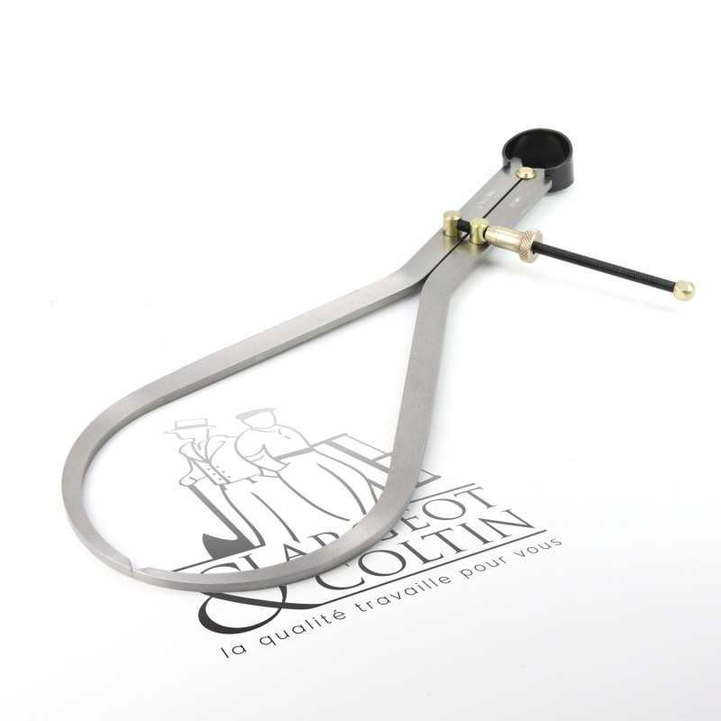 Compas d'épaisseur à ressort en acier pro