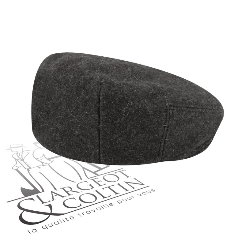 Casquette en laine de Burel le Laboureur marron