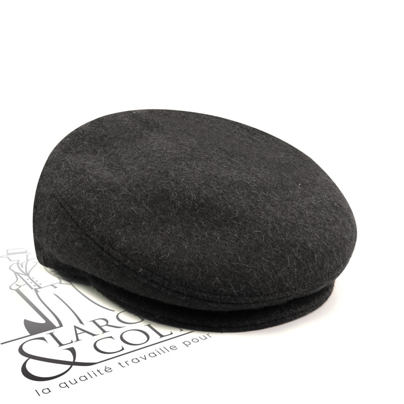 Casquette en laine de Burel le Laboureur marron