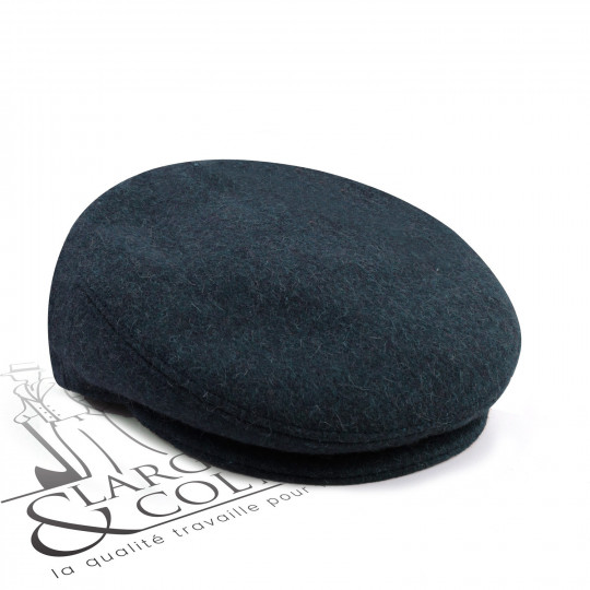 Casquette en laine de Burel le Laboureur marron