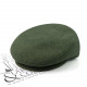 Casquette en laine de Burel le Laboureur vert