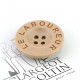 Lot de 5 boutons Le Laboureur marron