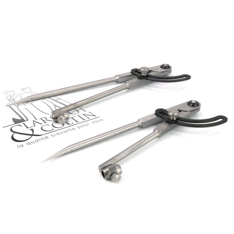 Compas acier porte crayon 1/4 de cercle