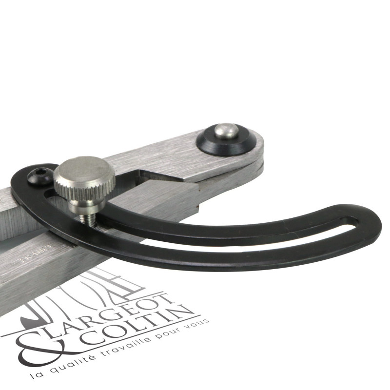 Compas acier porte crayon 1/4 de cercle