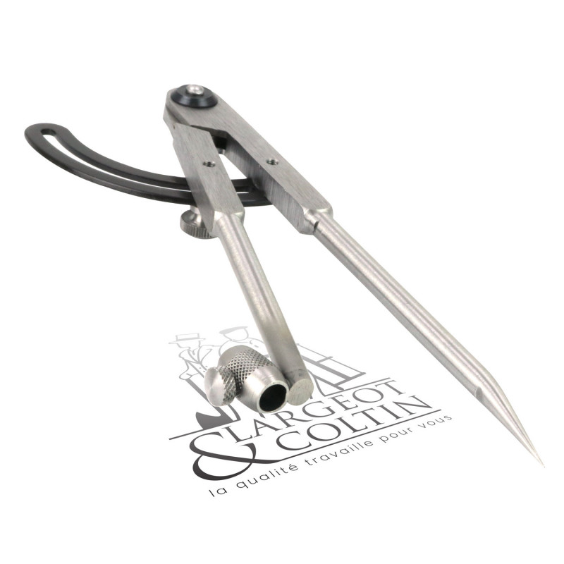 Compas acier porte crayon 1/4 de cercle