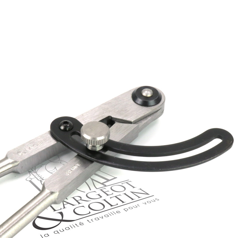 Compas acier porte crayon 1/4 de cercle