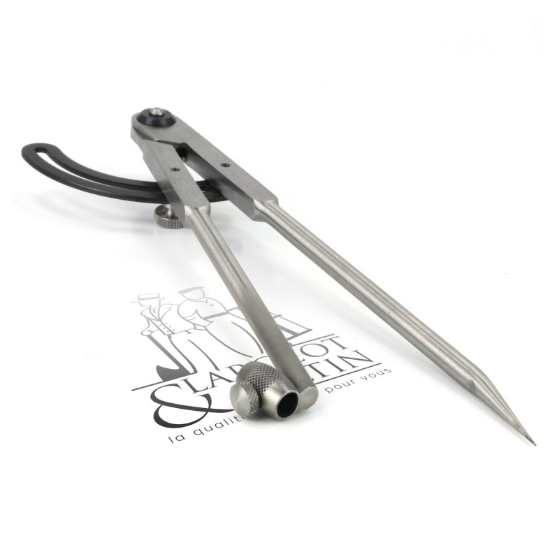 Compas acier porte crayon 1/4 de cercle