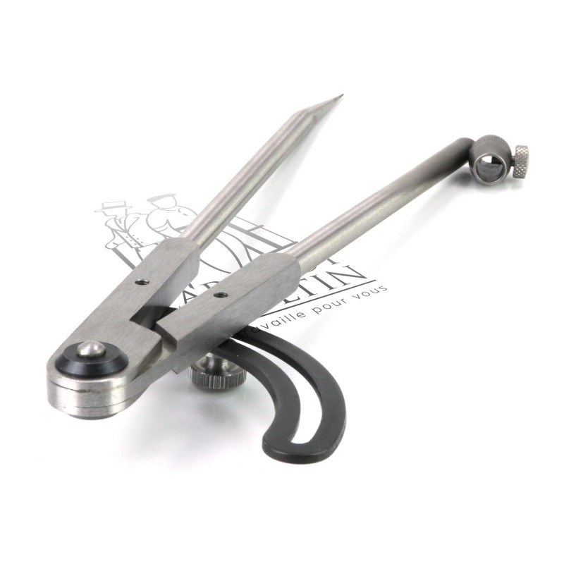 Compas acier porte crayon 1/4 de cercle
