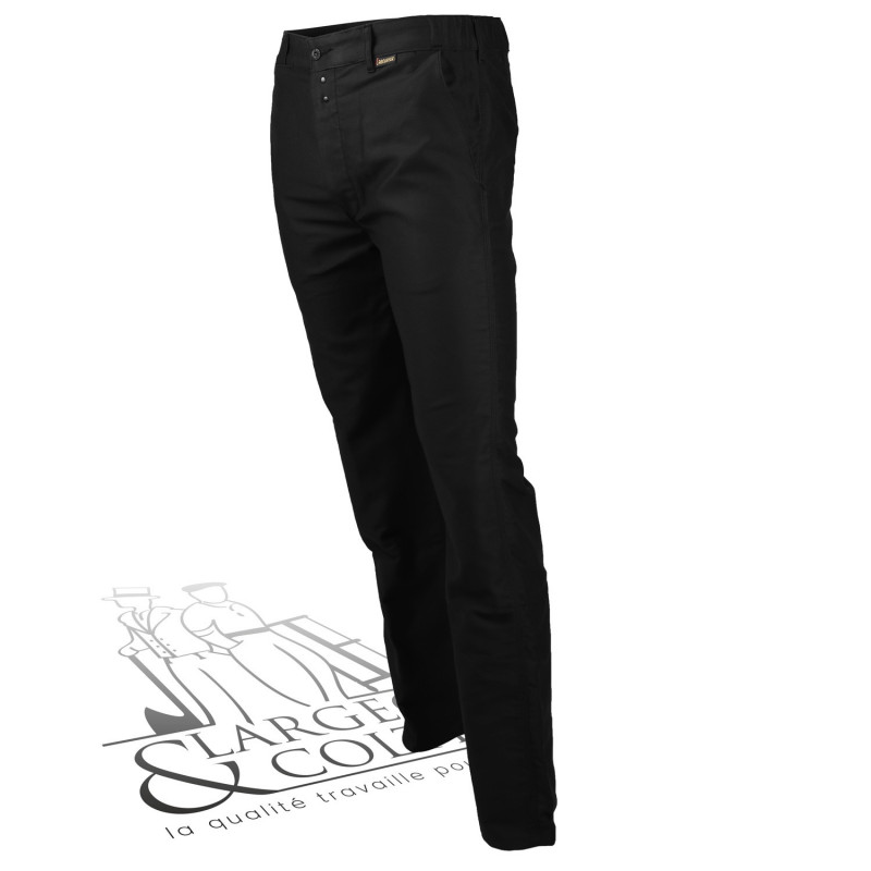 Pantalon droit moleskine Le Laboureur noir