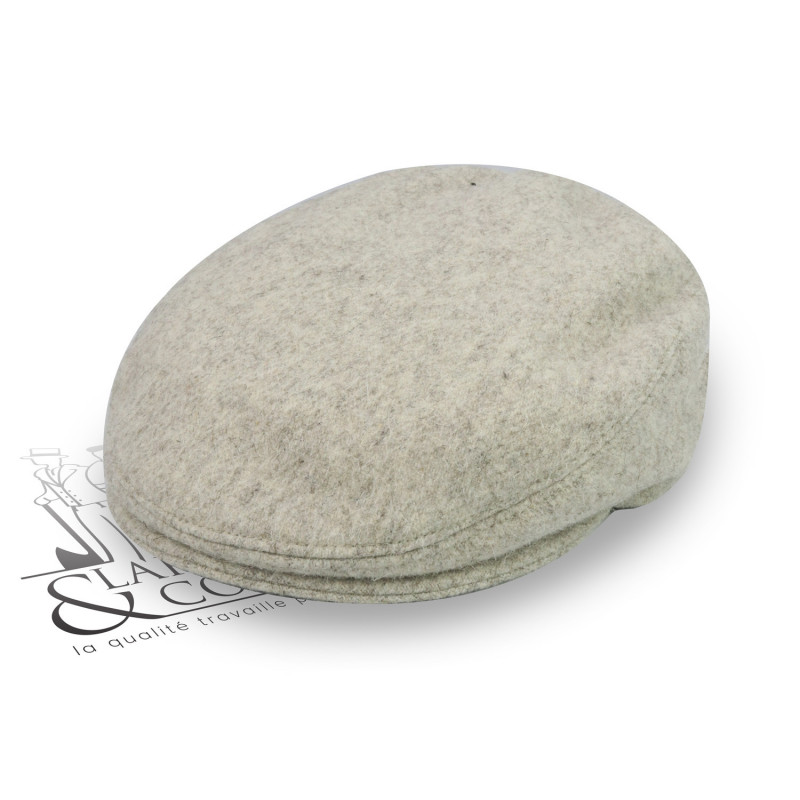 Casquette en laine écrue le Laboureur