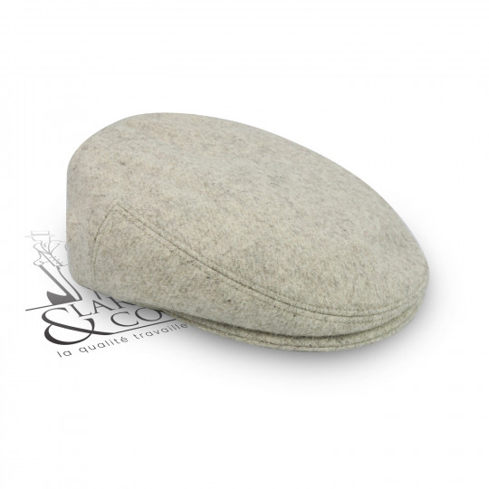 Casquette en laine écrue le Laboureur