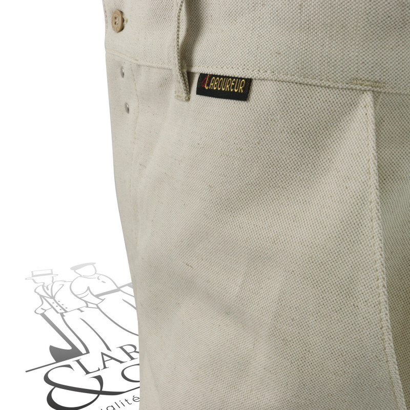 Largeot lin naturel taille basse le Laboureur