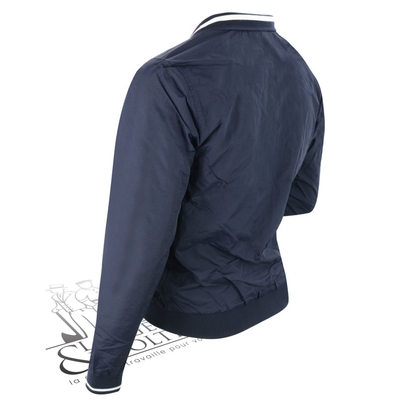 Veste bomber légère tricolore