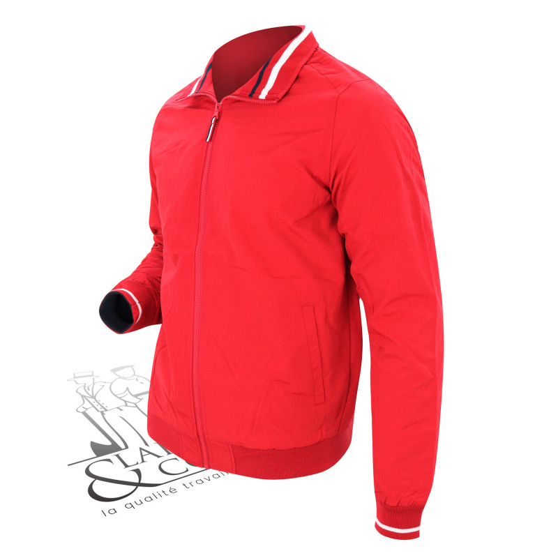 Veste bomber légère tricolore