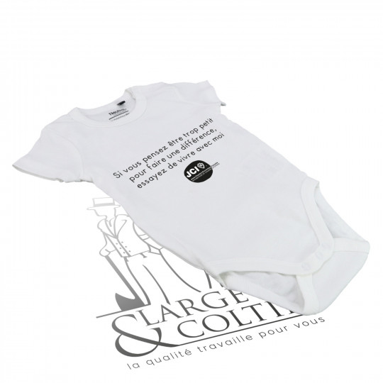 Body bébé JCI blanc