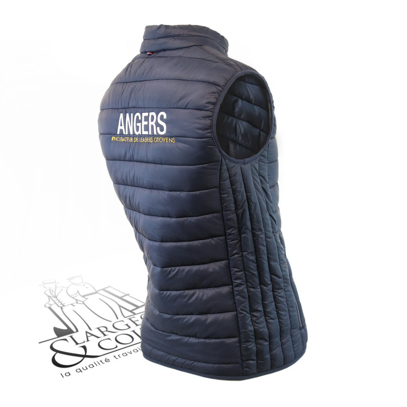 Doudoune sans manches fabriquée en France Largeot & Coltin