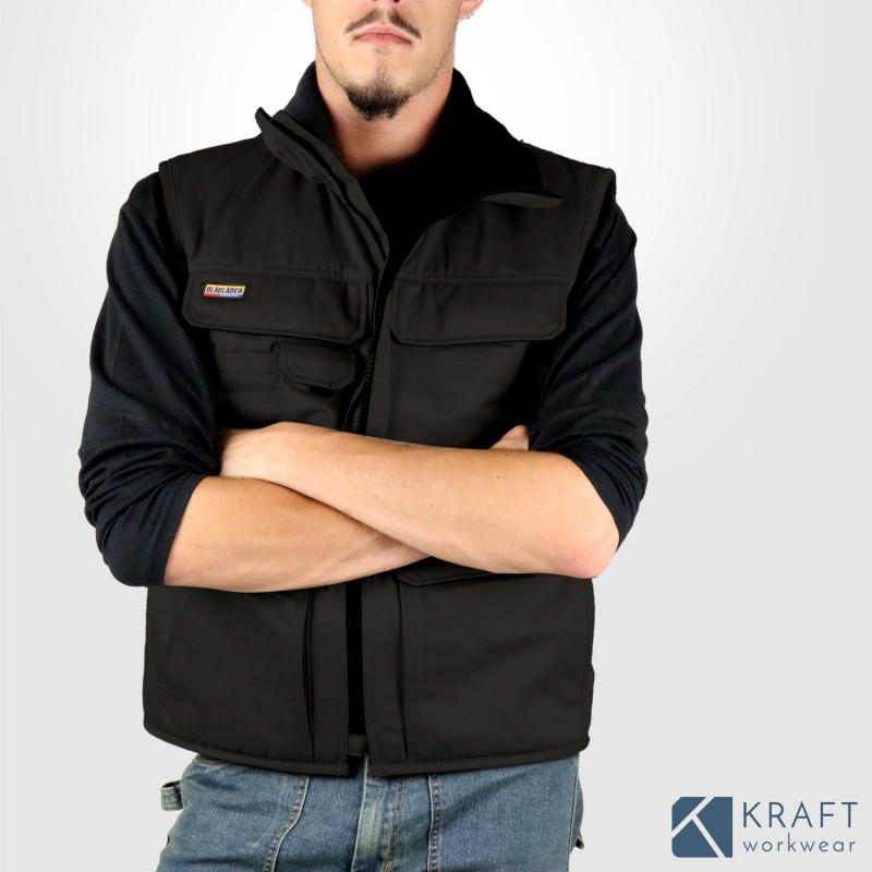 Gilet de travail sans manche Blaklader noir