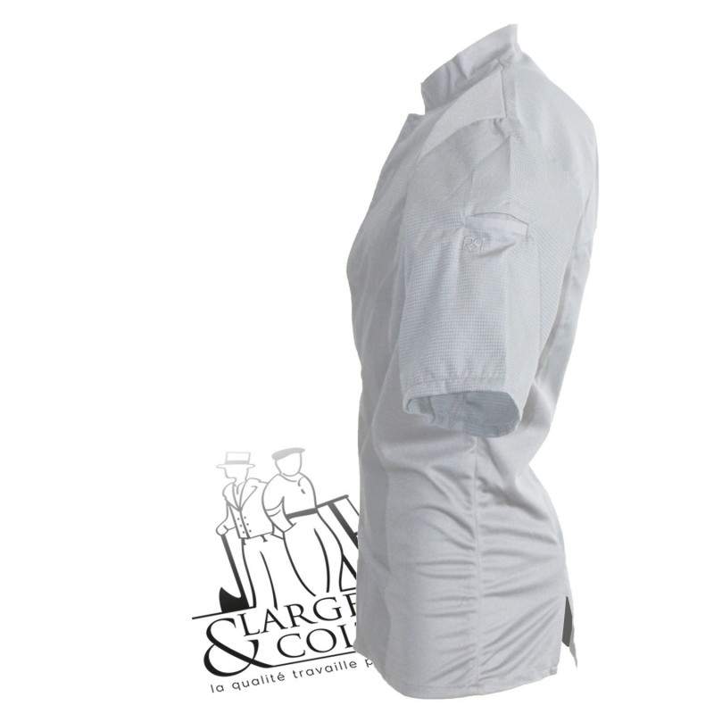 Veste de cuisine manches courtes blanche, Siaka Robur
