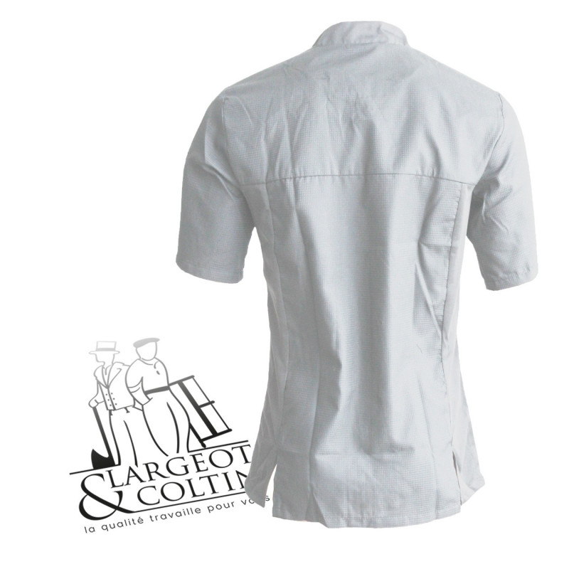 Veste de cuisine manches courtes blanche, Siaka Robur