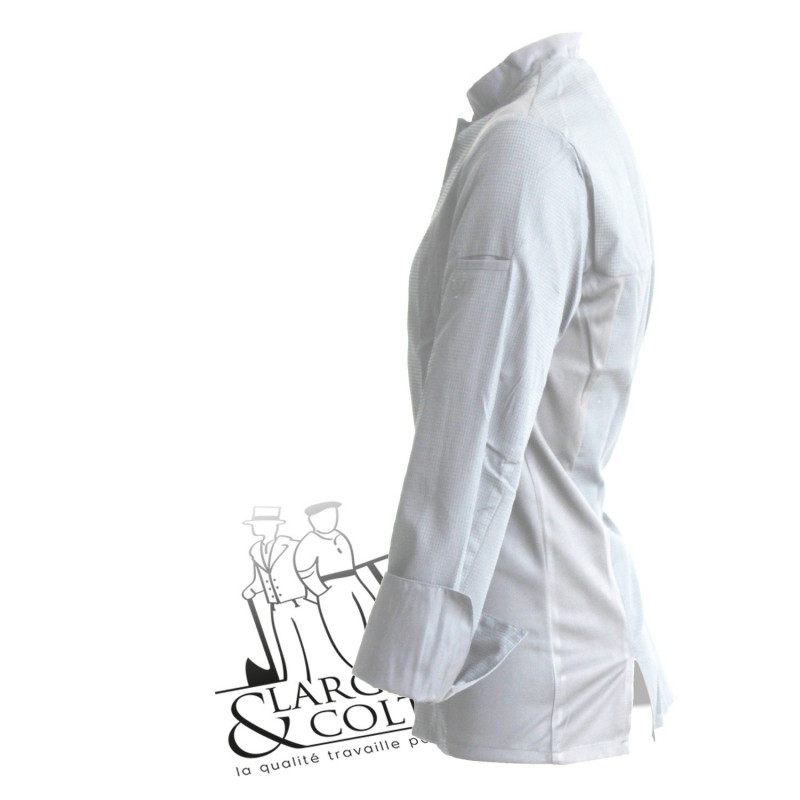 Veste de cuisine manches longues blanche, Siaka Robur