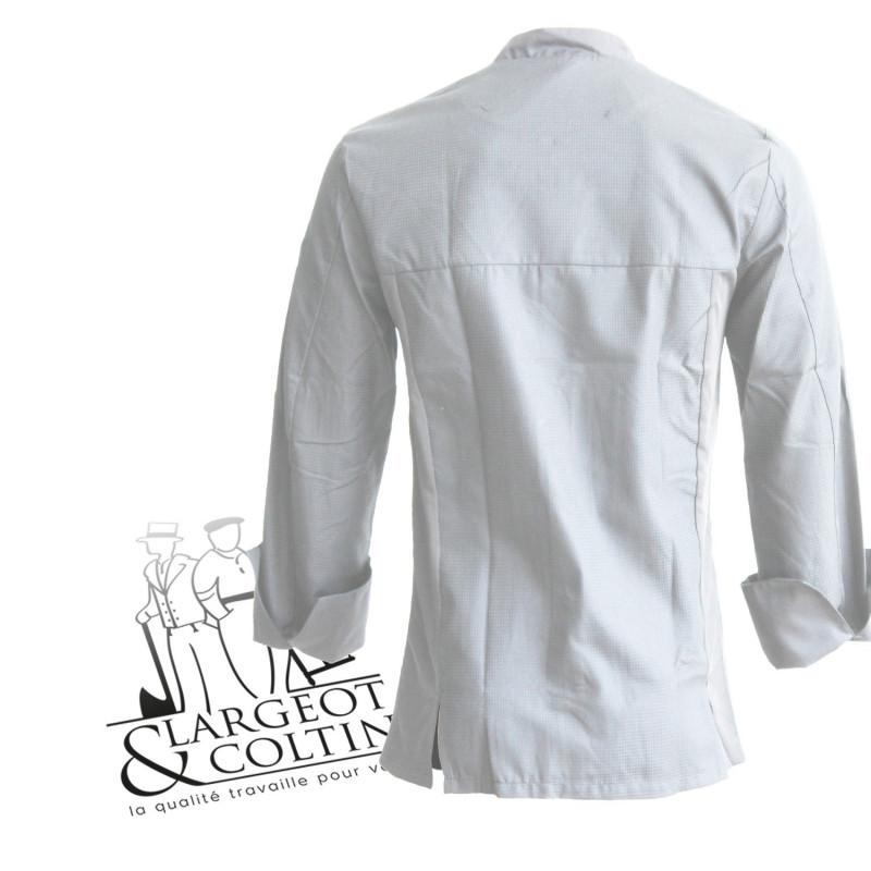 Veste de cuisine manches longues blanche, Siaka Robur