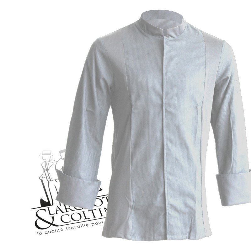 Veste de cuisine manches longues blanche, Siaka Robur