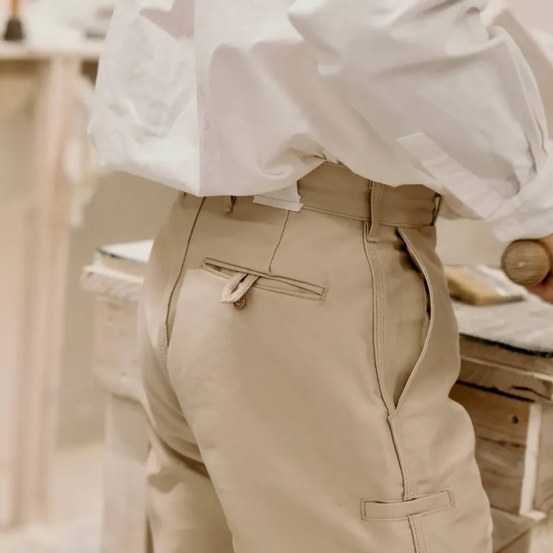 Largeot en moleskine écru Le Laboureur