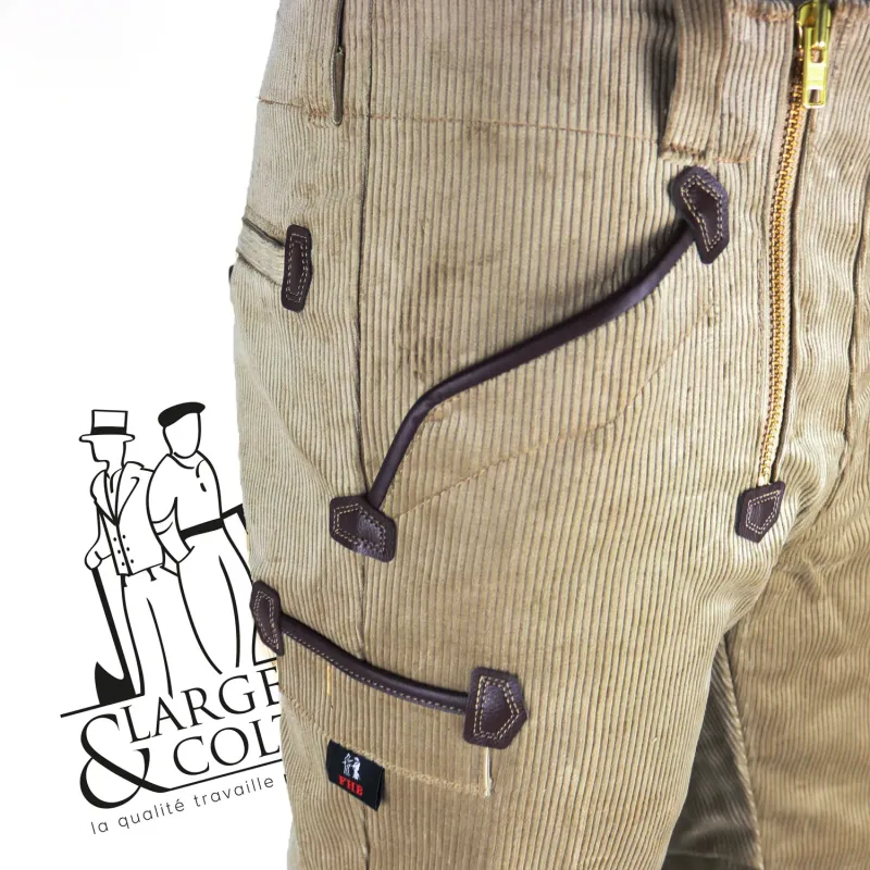 Largeot velours cordelet pattes d'eph Falk FHB