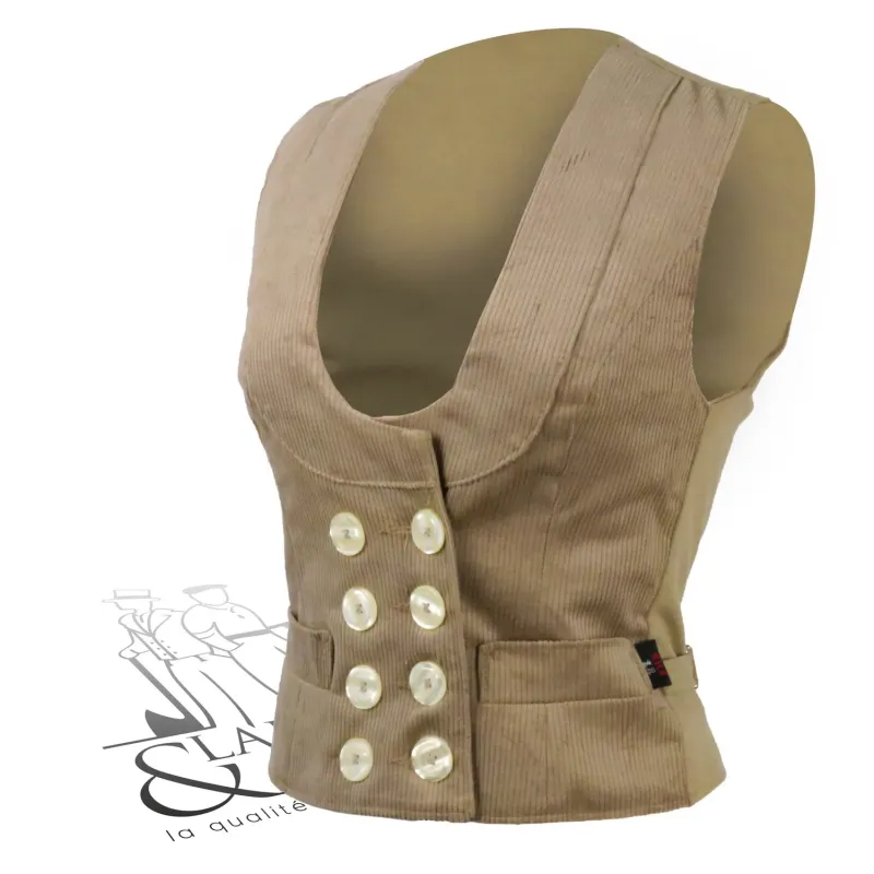 Gilet femme velours cordelet Hilde FHB