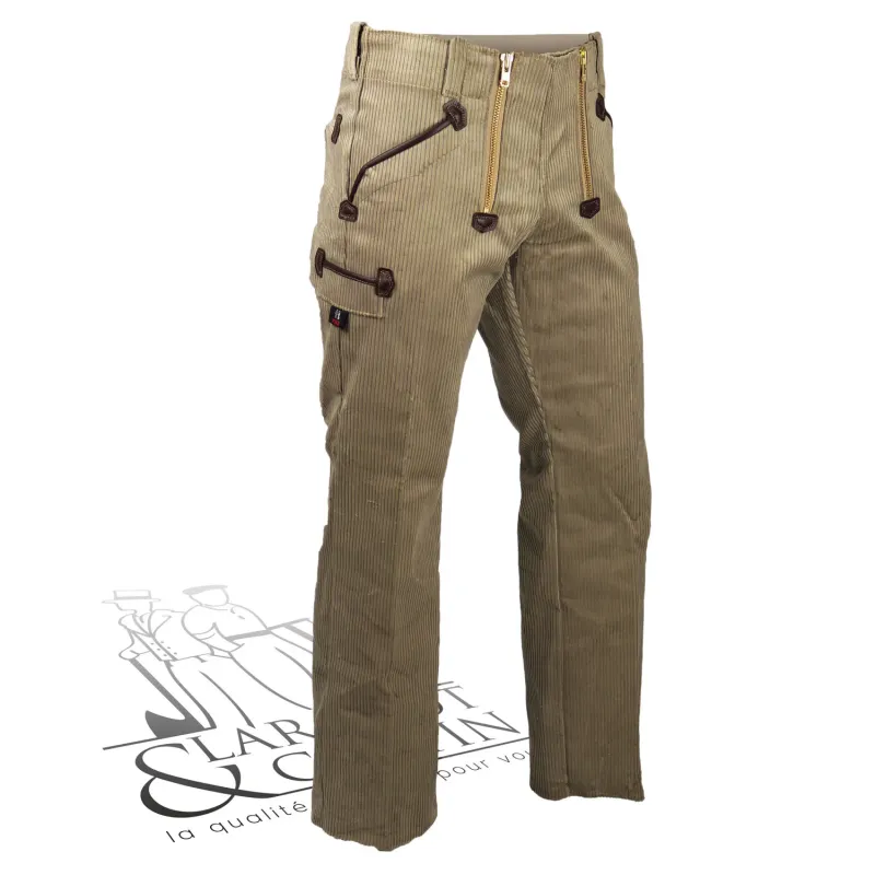 Largeot velours jonc 2 poches mètre Paul FHB