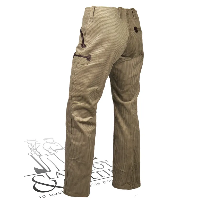 Largeot velours jonc 2 poches mètre Paul FHB