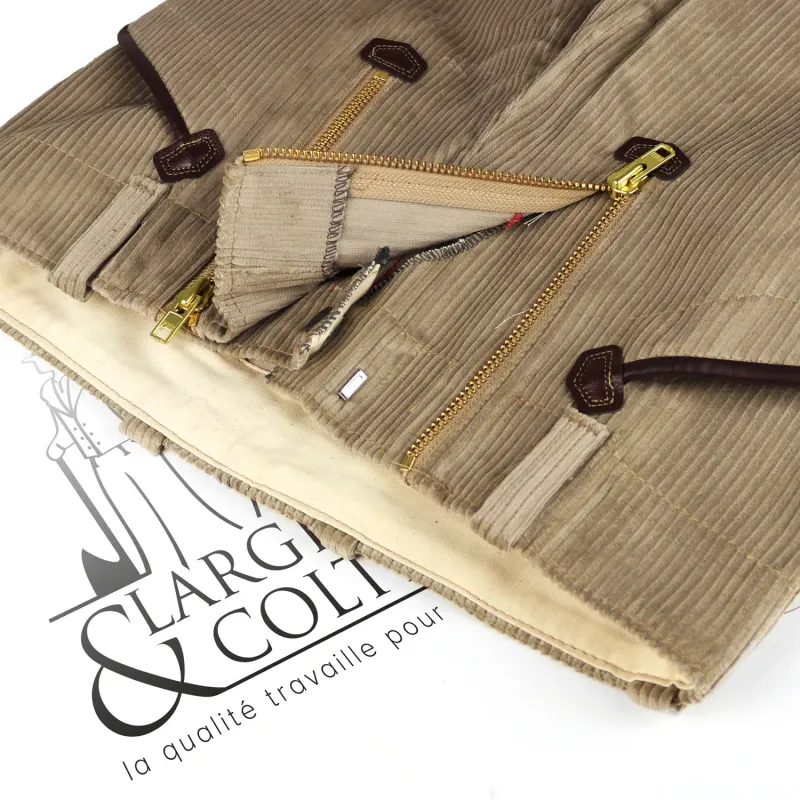Largeot velours jonc 2 poches mètre Paul FHB