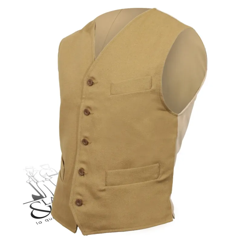 Gilet tailleur lin le Laboureur