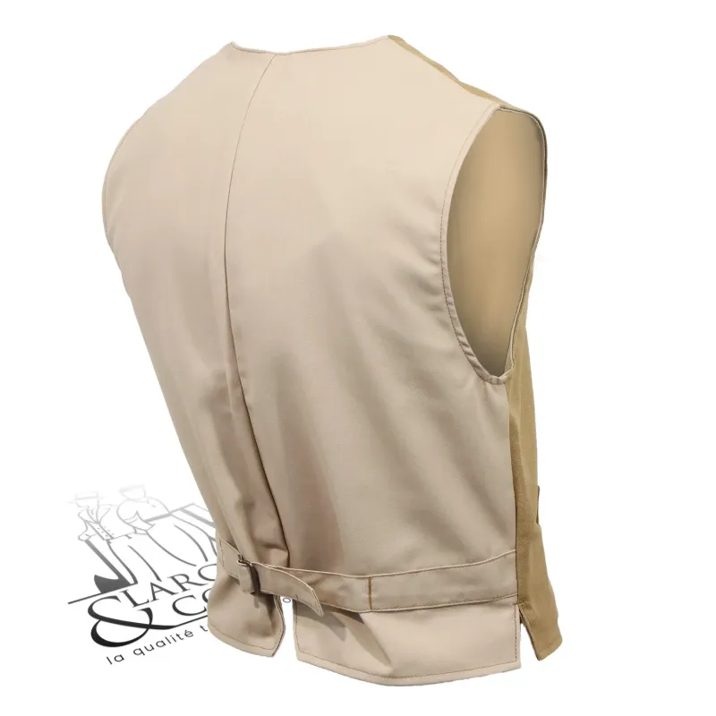 Gilet tailleur lin le Laboureur