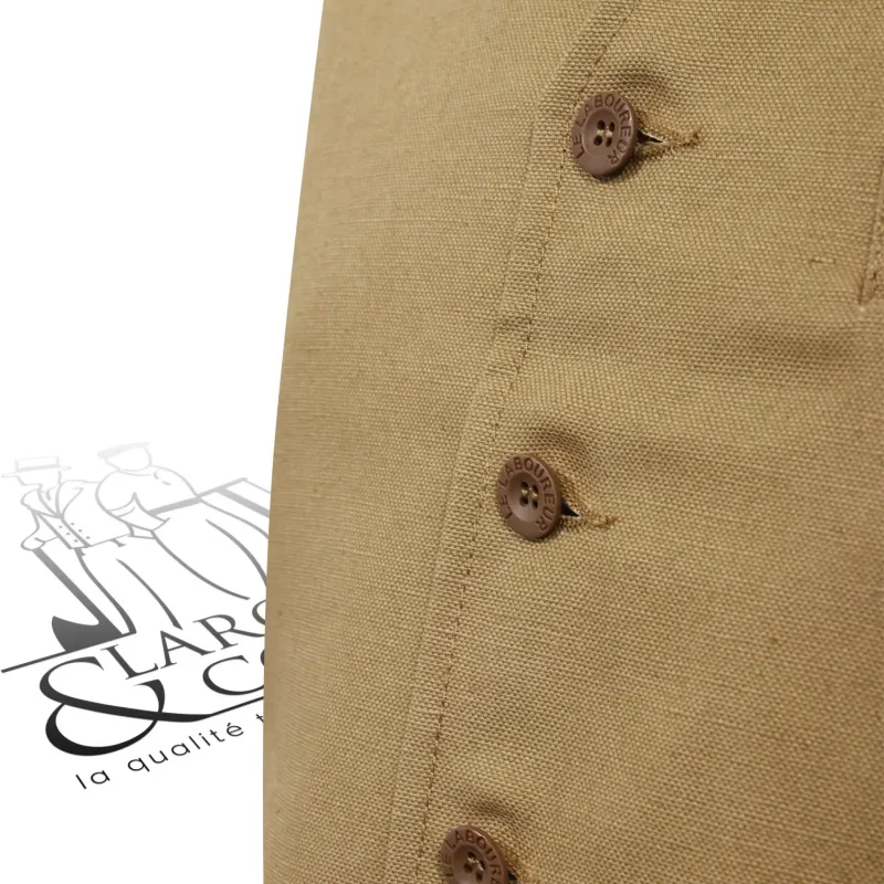 Gilet tailleur lin le Laboureur