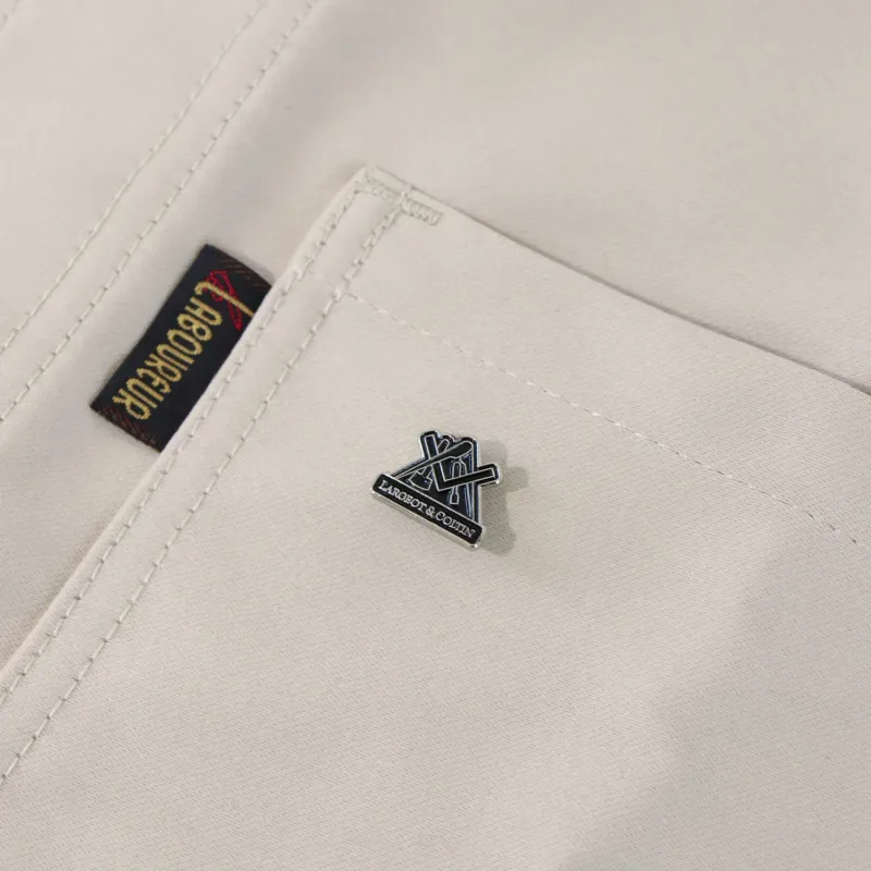 Pin's blason tailleur de pierre Largeot & Coltin