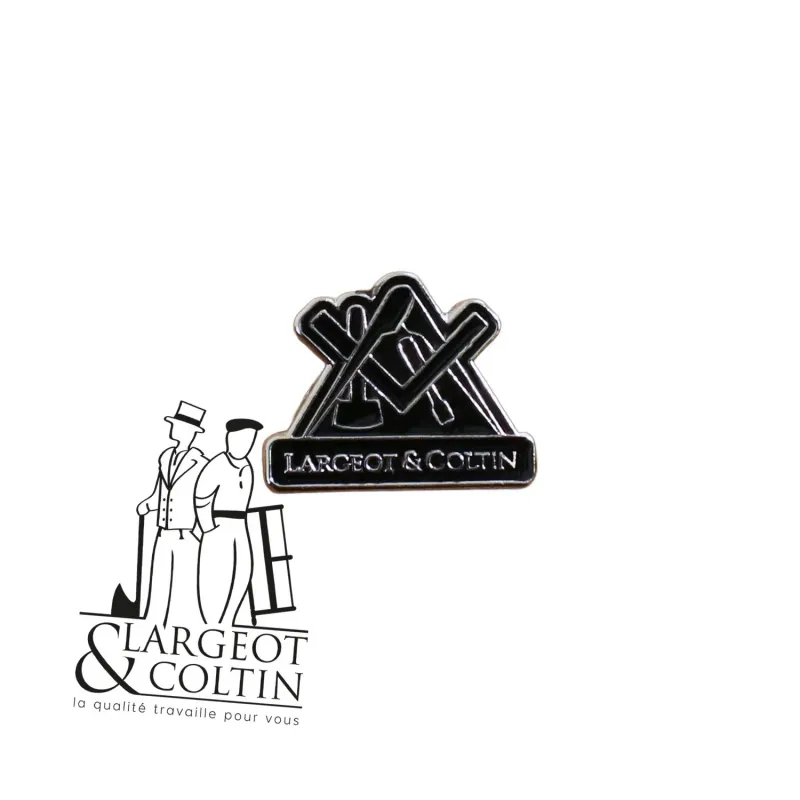 Pin's blason tailleur de pierre Largeot & Coltin