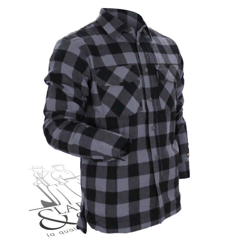 chemise hiver doublée Anthracite
