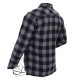 chemise hiver doublée Anthracite