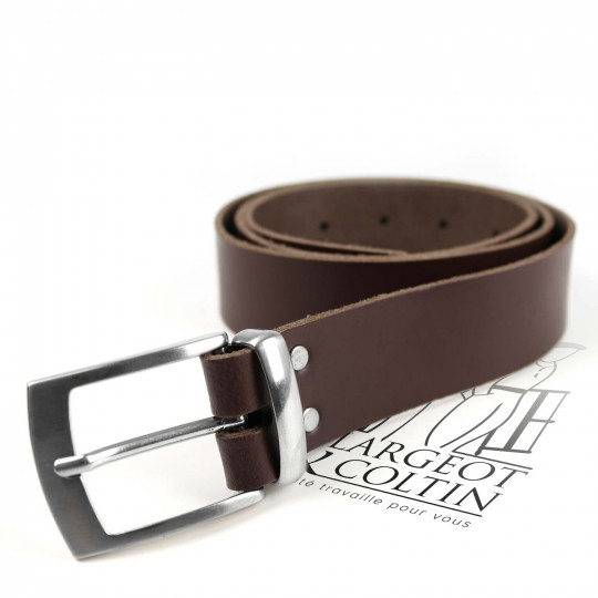 Ceinturon de cuir FHB marron