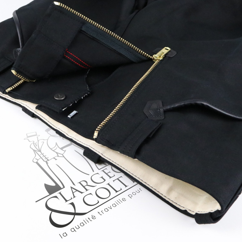 Bermuda moleskine FHB noir