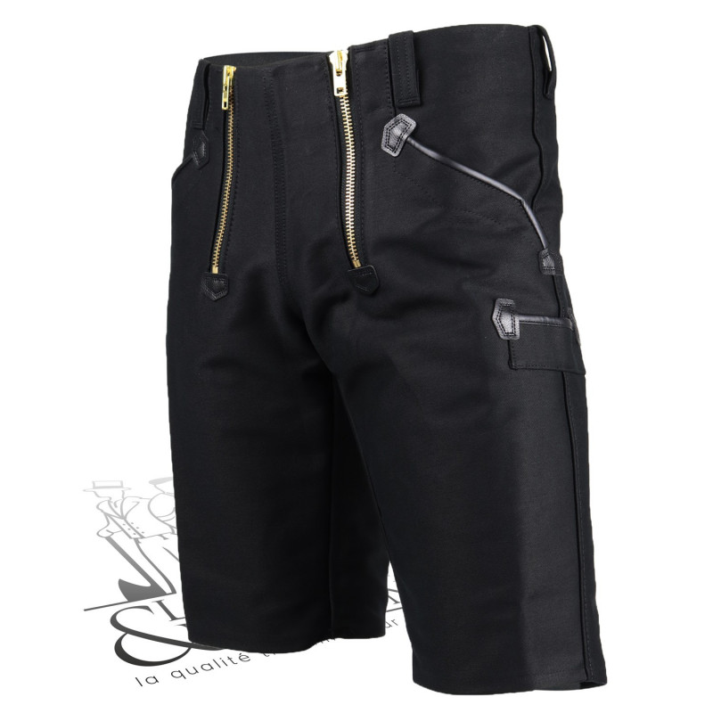 Bermuda moleskine FHB noir