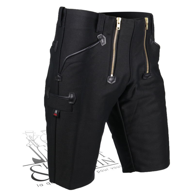 Bermuda moleskine FHB noir